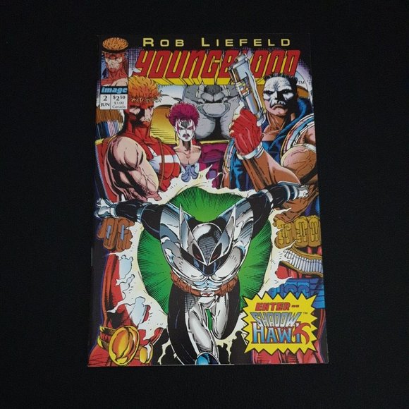 Image Comics Other - Image Comics Youngblood 2 (Green Variant) Jun 1992 Double Sided Shadow Hawk